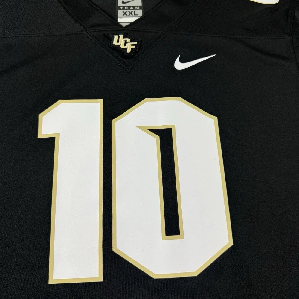 Nike UCF Knights Black #10 McKenzie Milton Untouchablw Jersey Mens 2XL EUC Rare